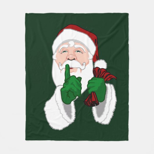 Weihnachts-Blanket Urlaub Santa Fleece Blanket (Vorderseite)
