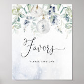 Weihnachts-Blase Baby-Dusche Favoriten Poster (Vorne)