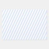 Weihnachts-Blau- und Weißmuster Geschenkpapier Set (Vorderseite 2)