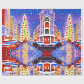 Weihnachts-Bliss Geschenkpapier (Flach)