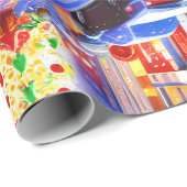 Weihnachts-Bliss Geschenkpapier (Rolleneckpunkt)