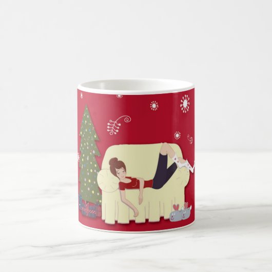 Weihnachts-Bliss-Tasse Kaffeetasse (Mittel)