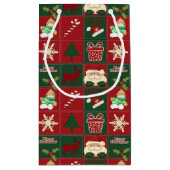 Weihnachts-Blocks-GIFT-BAG Kleine Geschenktüte (Rückseite)