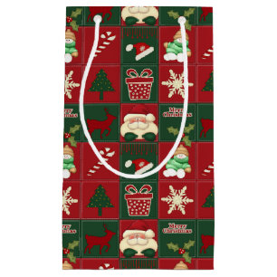 Weihnachts-Blocks-GIFT-BAG Kleine Geschenktüte