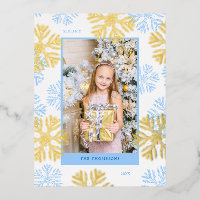Weihnachts-Blue-Snowflakes-Rahmen-Design Licht