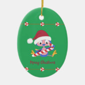 Weihnachts Bluebird Candy Dekoration Custom Year O (Vorne)