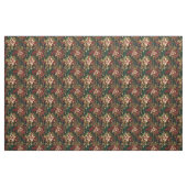 Weihnachts-Blume auf Grün Stoff (Yard (91,4 cm))