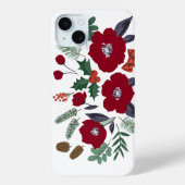 Weihnachts-Blume Case-Mate iPhone Hülle (Rückseite)