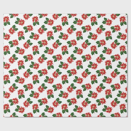 Weihnachts-Blume Geschenkpapier (Flach)