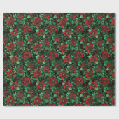 Weihnachts-Blume Geschenkpapier (Flach)