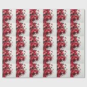 Weihnachts-Blume Geschenkpapier (Flach)