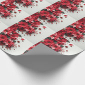 Weihnachts-Blume Geschenkpapier (Ecke)