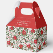 Weihnachts-Blume Geschenkschachtel (Vorderseite)