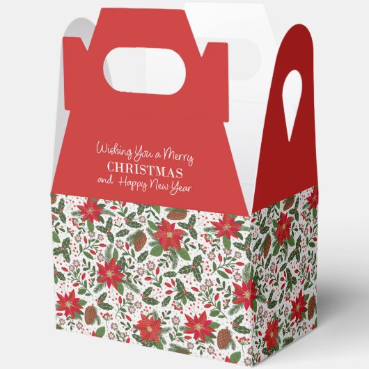 Weihnachts-Blume Geschenkschachtel (Offen)