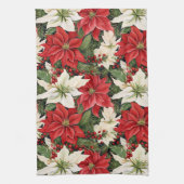 Weihnachts-Blume Geschirrtuch (Vertikal)