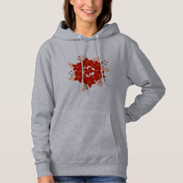 Weihnachts-Blume Hoodie