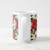 Weihnachts-Blume Jumbo-Tasse (Rückseite)
