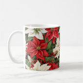 Weihnachts-Blume Kaffeetasse (Links)