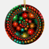 Weihnachts-Blume Keramik Ornament (Vorne)