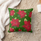 Weihnachts-Blume Kissen (Decke)