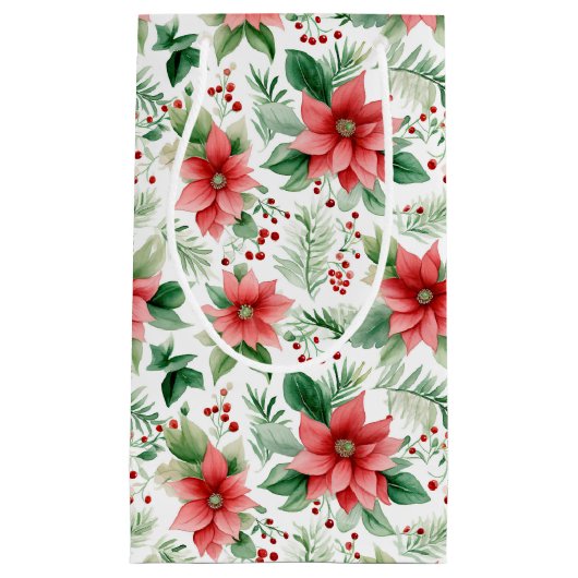 Weihnachts-Blume Kleine Geschenktüte (Vorderseite)