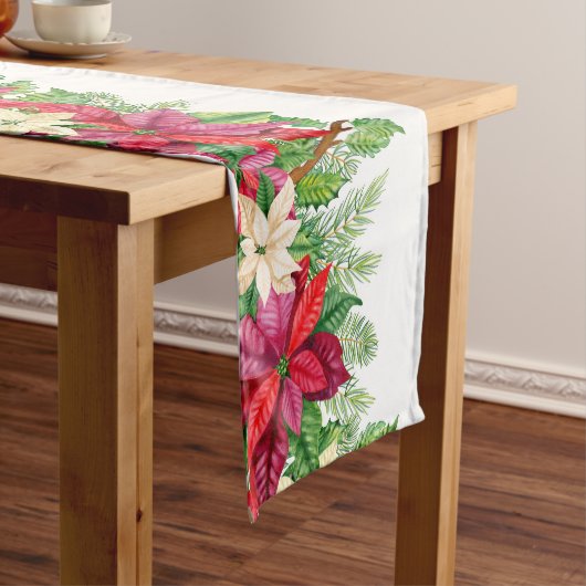Weihnachts-Blume Kurzer Tischläufer (Beispiel)