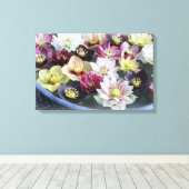 Weihnachts-Blume Leinwanddruck (Insitu (Holzboden))