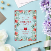 Weihnachts-Blume Party Einladung (In Situ (Hochzeit))