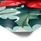 Weihnachts-Blume Poster (Ecke)