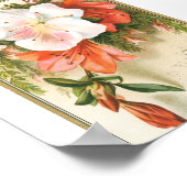 Weihnachts-Blume Poster (Ecke)