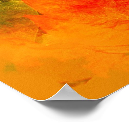 Weihnachts-Blume Poster (Ecke)