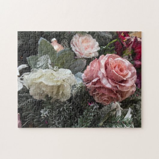 Weihnachts-Blume Puzzle (Horizontal)