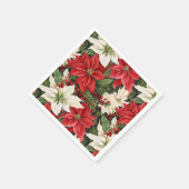 Weihnachts-Blume Serviette (Ecke)