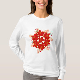 Weihnachts-Blume T-Shirt