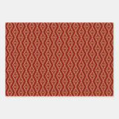 Weihnachts-Blume und Obst Geschenkpapier Set (Vorderseite 2)