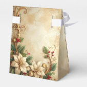 Weihnachts-Blumen-Geschenkbox Geschenkschachtel (Rückseite)