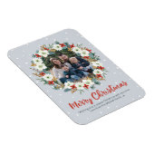 Weihnachts-Blumenkranz Magnet (Rechte Seite)