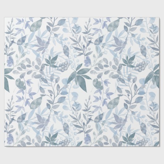 Weihnachts-Blumenmuster-Papier Geschenkpapier (Flach)