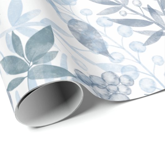 Weihnachts-Blumenmuster-Papier Geschenkpapier (Rolleneckpunkt)