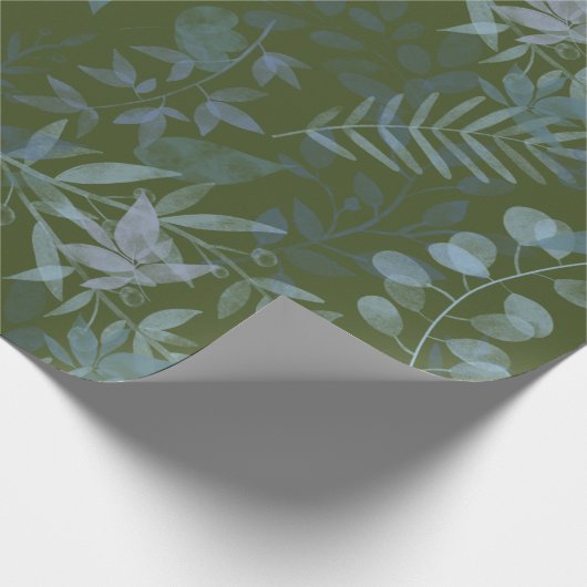 Weihnachts-Blumenmuster-Papier Geschenkpapier (Ecke)