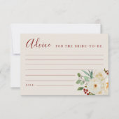 Weihnachts-Blumenrabatte Dankeskarte (Vorderseite)