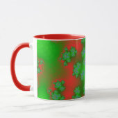 Weihnachts-Blumensprinklen Tasse (Links)