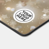 Weihnachts Bokeh Festivals Desk Mat Mouse Pad Schreibtischunterlage (Ecke)
