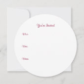 Weihnachts-Bonbons Einladung (Rückseite)