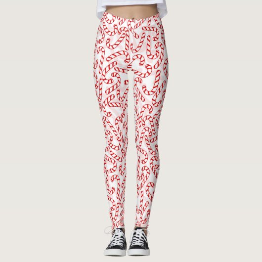 Weihnachts-Bonbons. Leggings (Vorderseite)