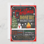 Weihnachts-Bonfire-Party Einladung<br><div class="desc">Weihnachts-Bonfire-Party Einladung!

Phantastisch und feierlich,  ist diese Party Einladung an der Feuerstelle ideal für festliche und lustige Feiern! Das Invite bietet eine lustige und festliche Urlaubsgrafik auf einem Imitat-Chalkboard-Hintergrund.</div>