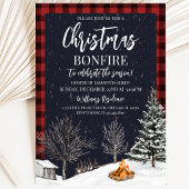 Weihnachts-Bonfire-Party Einladung