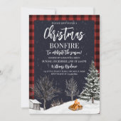 Weihnachts-Bonfire-Party Einladung (Vorderseite)