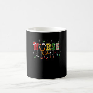 Weihnachts-Boo-Boo-Crew-Rentier-Krankenschwester-B Kaffeetasse
