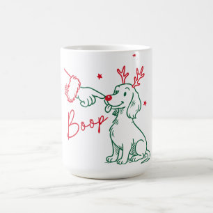 Weihnachts-Boop-Dachshund-Hund Kaffeetasse